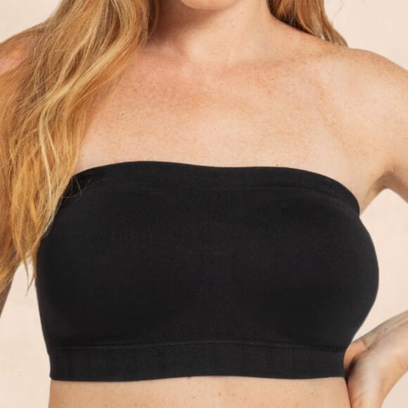 NWT Truekind Convertible Strapless Bandeau Bra - Size M (Black) - Picture 1 of 8